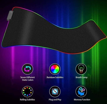 Gaming Computer Mouse Pad Mat – Large Extended Size (60 x 30 cm) | Non-Slip Rubber Base | Smooth Surface for Precision & Speed