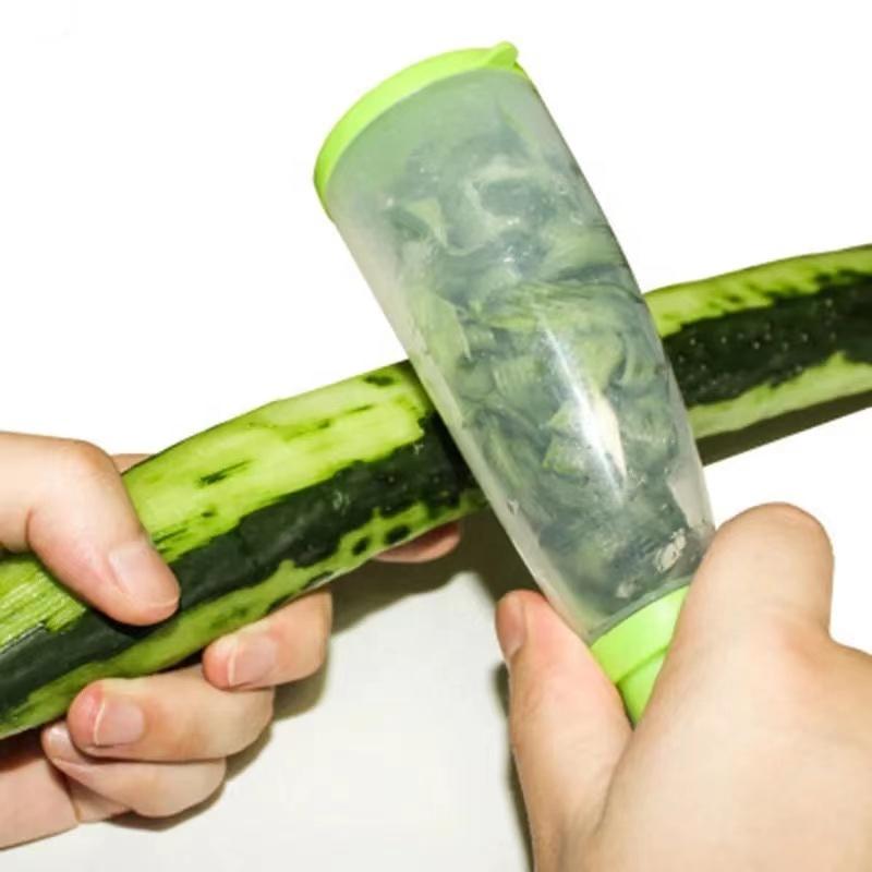 Multifunction Kitchen Vegetable & Fruit Peeler with Storage Container – No Mess, Easy Peeling!