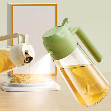 500ml Portable Sprayer Oil Dispenser – Dual Mode for Kitchen & Outdoor Cooking