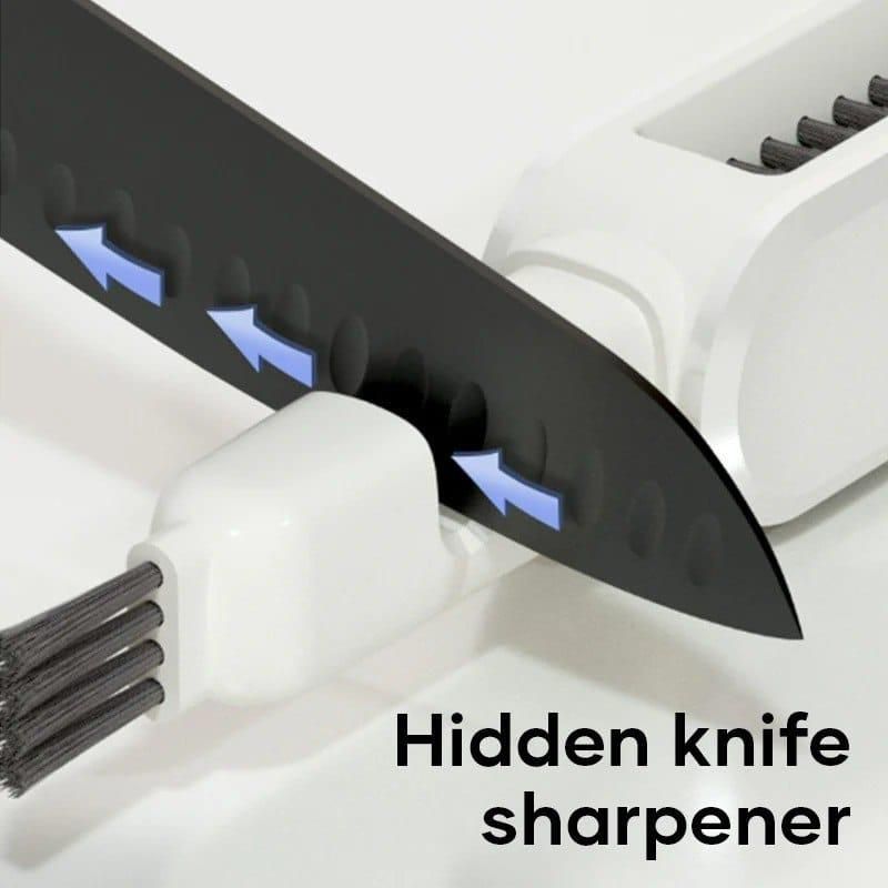 4 in 1 Multifunctional Cleaning Brush – Knife, Cutlery, and Dish Cleaner (Pack of 1)
