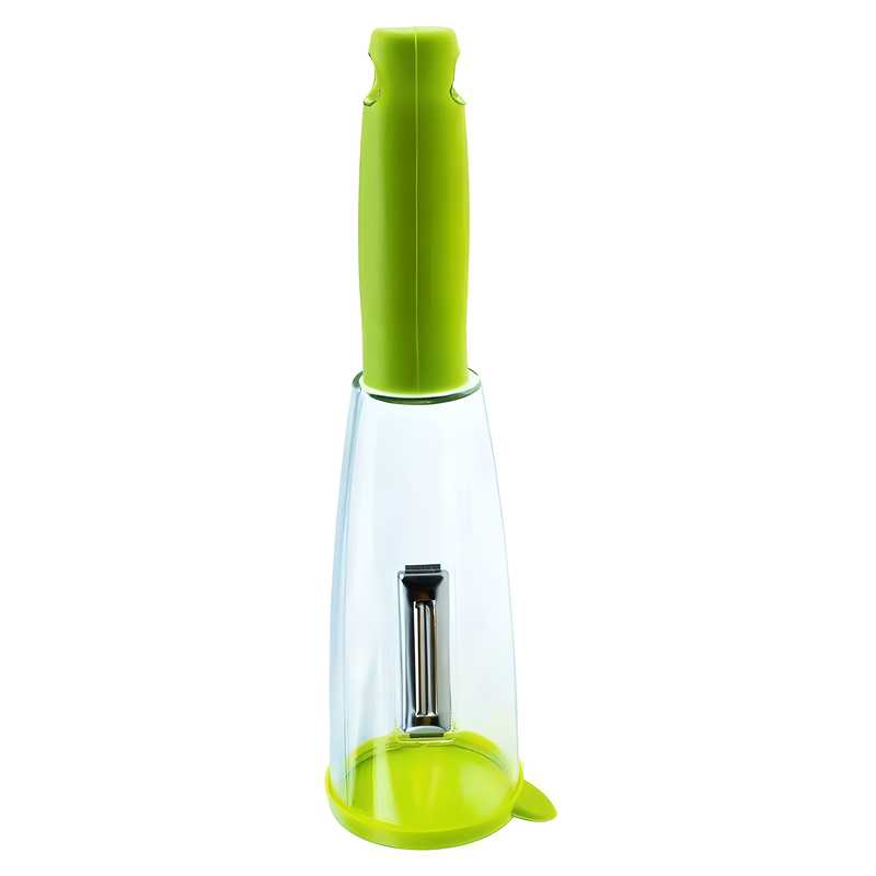 Multifunction Kitchen Vegetable & Fruit Peeler with Storage Container – No Mess, Easy Peeling!