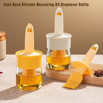 Silicone Brush and High Temperature Resistant Oil Bottle – Pack of 1