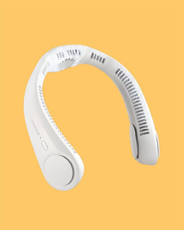 Portable Bladeless Hanging Rechargeable Neck Fan | Hands-Free Cooling Fan for Travel, Office & Outdoor Use (350g)