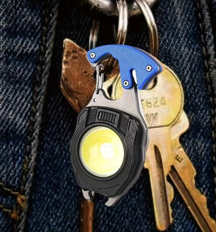 🔦 Mini Keychain Torch – Compact, Rechargeable LED Light with Long Battery Life