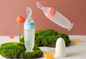 👶 Premium Baby Food Squeeze Feeder Spoon – Hassle-Free Feeding for Babies