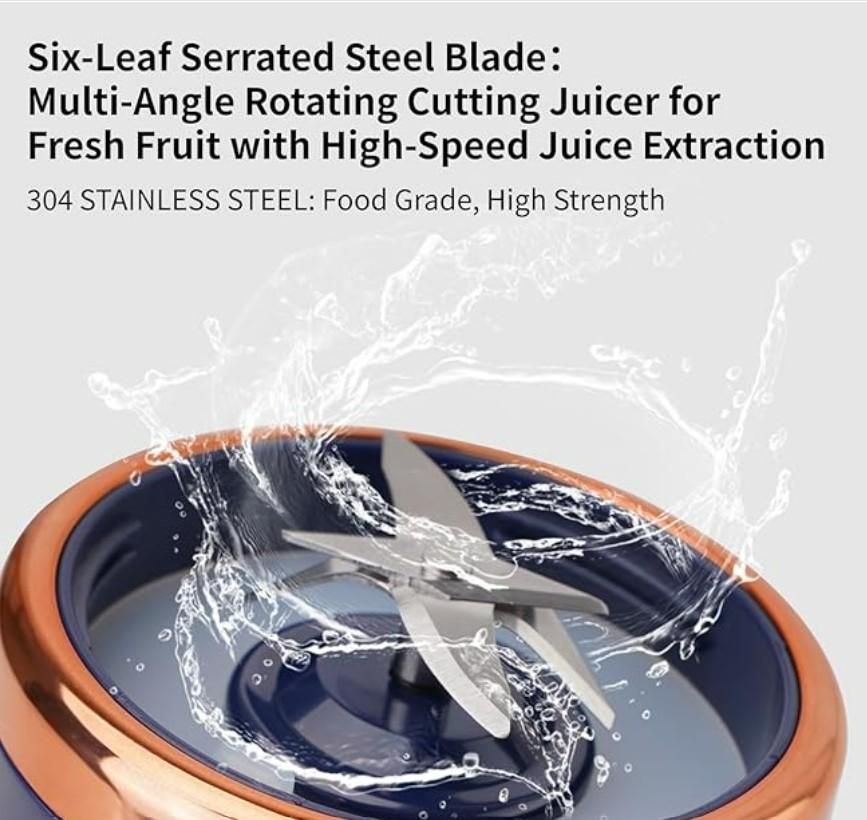 🥤 Multifunctional Small Portable Juicer – Compact Hand Juicer for Fruits & Veggies | Easy to Use & Carry (1 Pack)