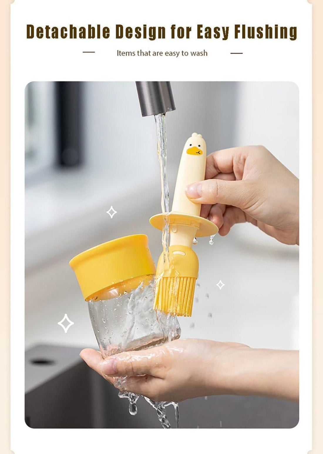 Silicone Brush and High Temperature Resistant Oil Bottle – Pack of 1