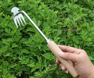 Puller Sharp Weeding Tool | Heavy-Duty Manual Garden Weeder for Lawn, Flower Beds & Vegetable Gardens (Pack of 1, Assorted Color)