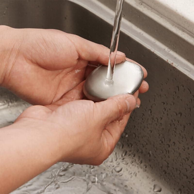 Odor Remover Stainless Steel Soap Bar – Eliminates Strong Food Smells from Hands