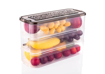 Layer Fridge Storage Container – BPA-Free, Space-Saving Kitchen Organizer (1 Pack