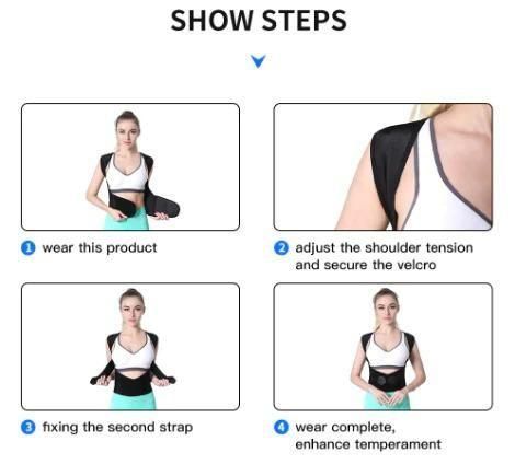 Adjustable Back Posture Corrector – Slouching Relief Belt for Women & Men