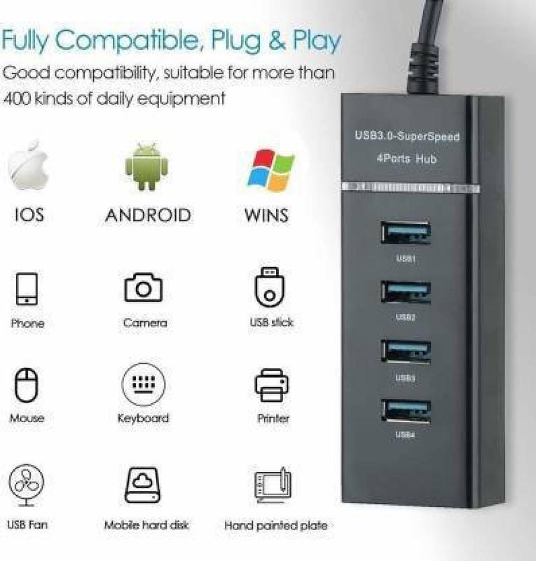Auto Ryde 3.0 USB Hub – Super Speed Multi-Port Extension for Seamless Connectivity