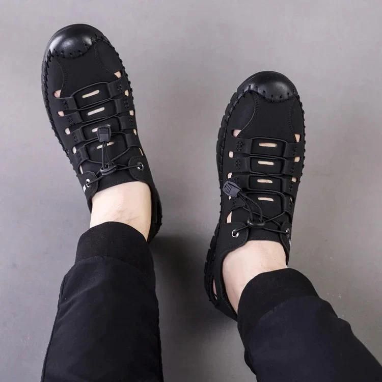 Men's Black Stylish Casual Shoes | Synthetic Lace-Up Comfort Sneakers for Daily Wear | Lightweight & Durable