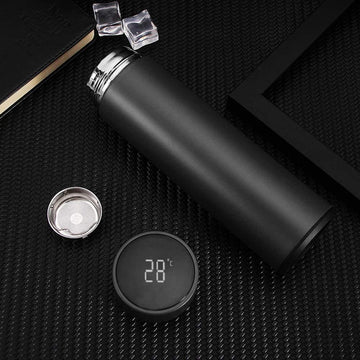 500ML Stainless Steel Smart Temperature Bottle | LED Display | Vacuum Insulated Hot &amp; Cold Flask (Multicolor)