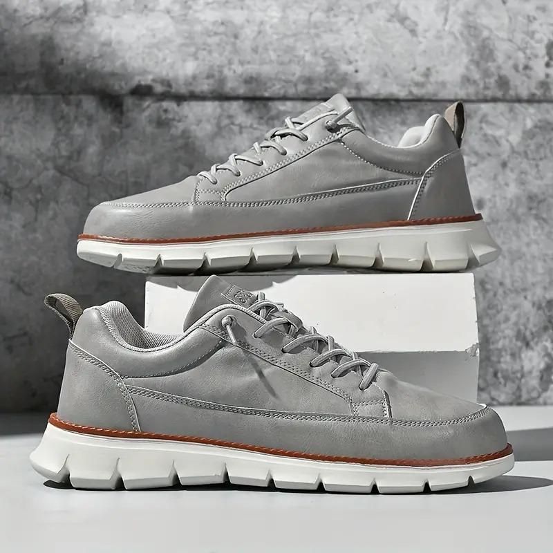Ultra-Comfy Soft Sole Sneakers for Men – Grey – Stylish, Comfortable & Durable