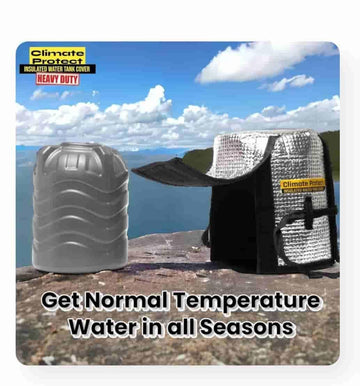 Climate Protect Water Tank Insulation Cover – 500 Ltr Capacity | UV & Heat Resistant Tank Protector