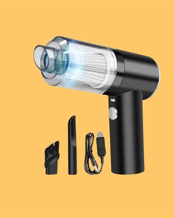 Portable Handheld Air Duster & Wireless Vacuum Cleaner – Cordless, Rechargeable & Powerful