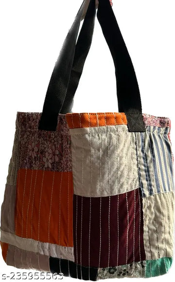 Patchwork tote bag