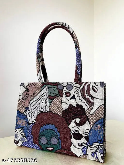 Elegant Jacquard Handbag for Women - Stylish &amp; Durable Fashion Accessory