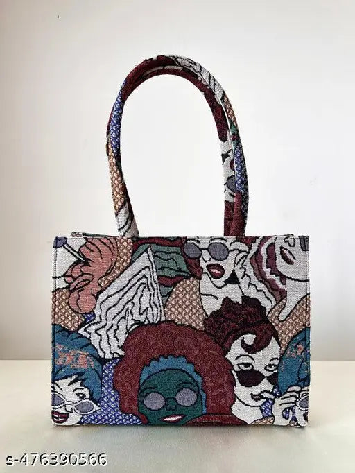 Elegant Jacquard Handbag for Women - Stylish &amp; Durable Fashion Accessory
